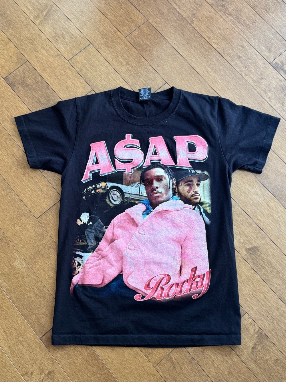 Bootleg Y2K A$AP Rocky print tee. Men’s small